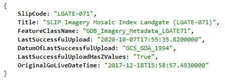 API call for upload information